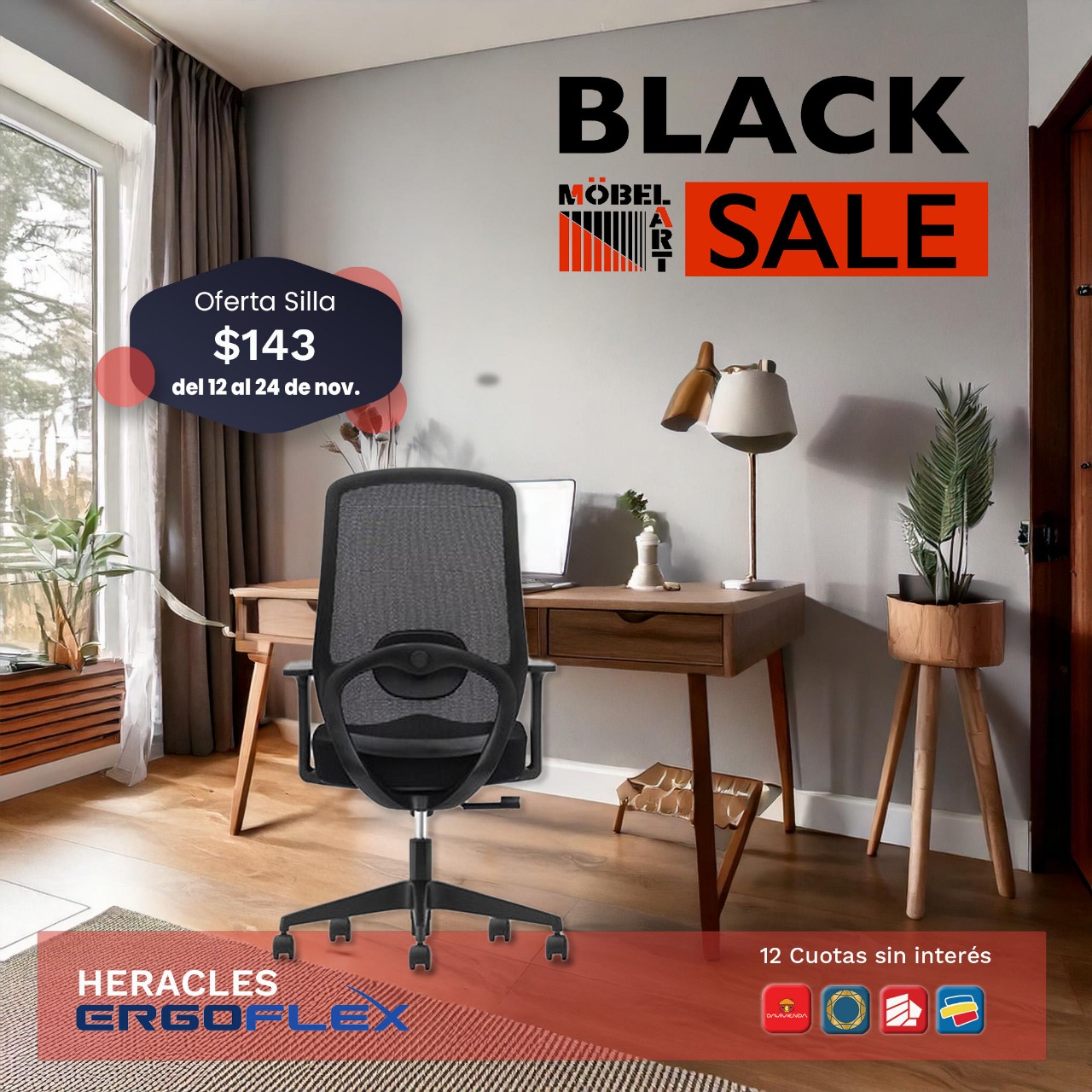 Sillas de Oficina Ejecutivas Heracles