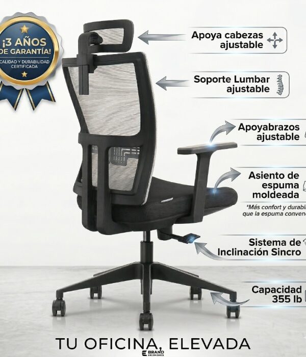 Sillas de Oficina Ejecutivas Athos Max Plus - Imagen 2